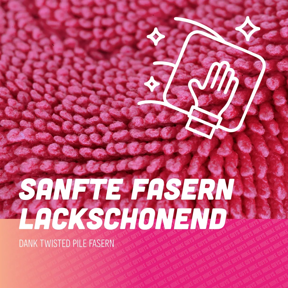 NUKE GUYS - GAMMA DRYER L PINK - MIKROFASER TROCKENTUCH - 1400 GSM - 50 X 80 q NUKE GUYS - GAMMA DRYER L PINK - MIKROFASER TROCKENTUCH - 1400 GSM - 50 X 80 q