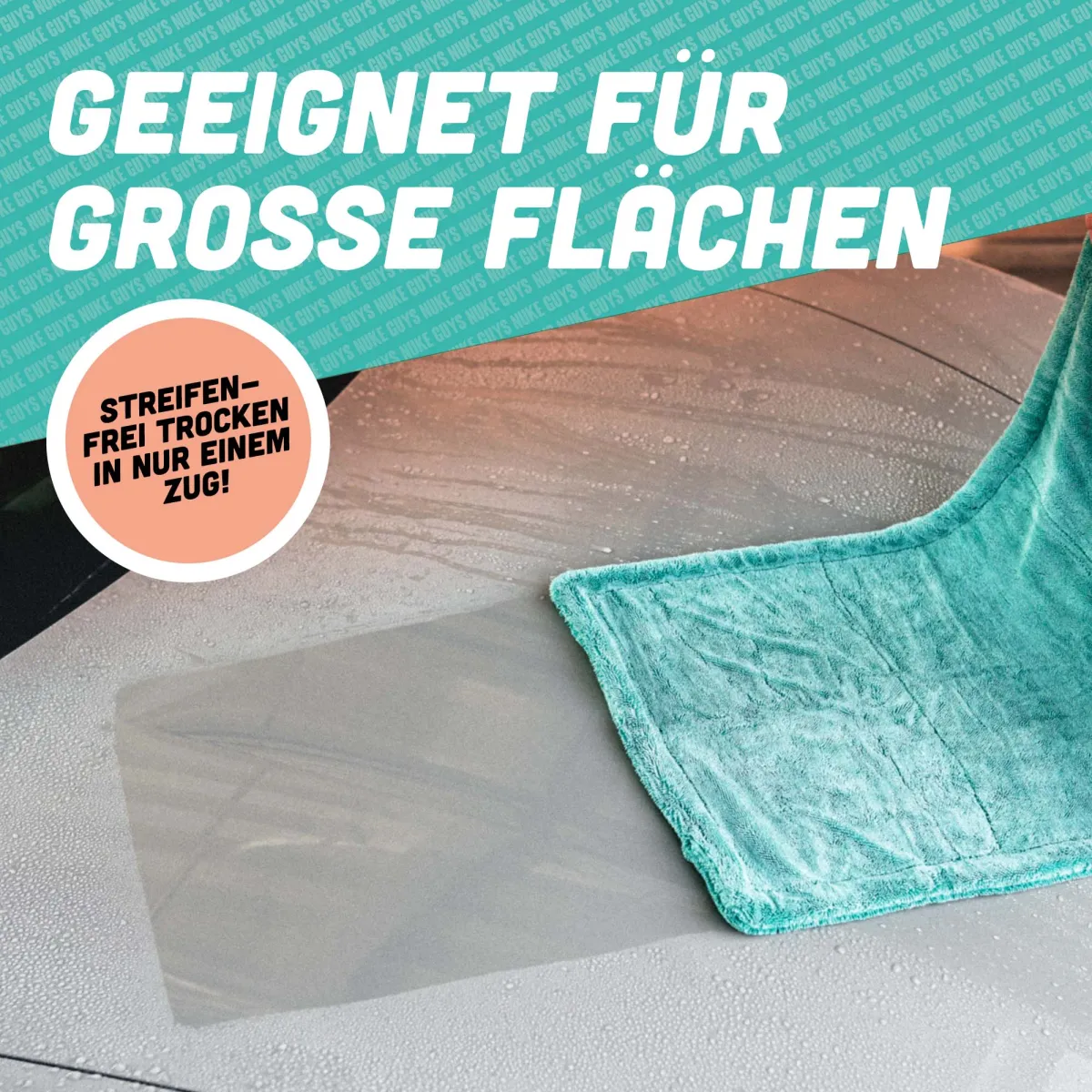 NUKE GUYS - GAMMA DRYER L MINT - MIKROFASER TROCKENTUCH - 1400 GSM - 50 X 80 NUKE GUYS - GAMMA DRYER L MINT - MIKROFASER TROCKENTUCH - 1400 GSM - 50 X 80