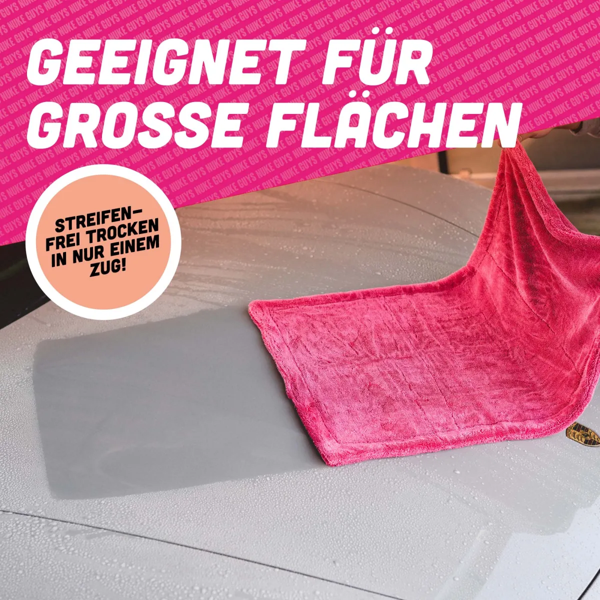 NUKE GUYS - GAMMA DRYER L PINK - MIKROFASER TROCKENTUCH - 1400 GSM - 50 X 80 q NUKE GUYS - GAMMA DRYER L PINK - MIKROFASER TROCKENTUCH - 1400 GSM - 50 X 80 q