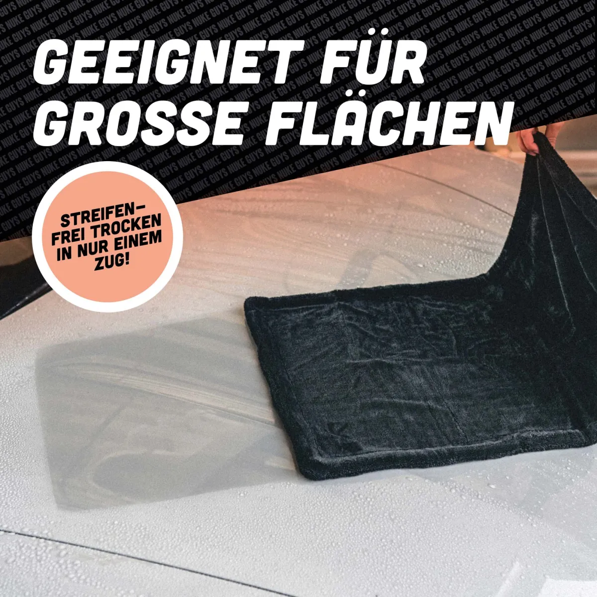 NUKE GUYS - GAMMA DRYER L SCHWARZ - MIKROFASER TROCKENTUCH - 1400 GSM - 50 X 80 NUKE GUYS - GAMMA DRYER L SCHWARZ - MIKROFASER TROCKENTUCH - 1400 GSM - 50 X 80